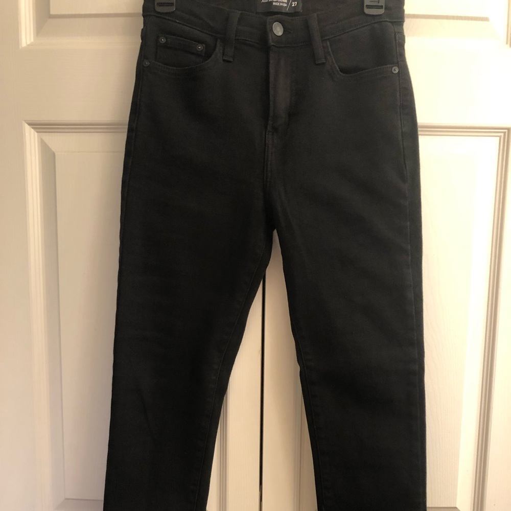 Just Black high rise crop jeans